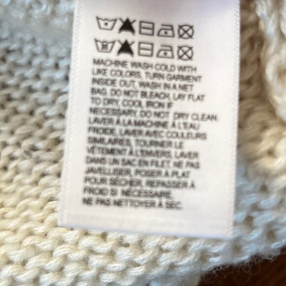 Lucky Brand Soft Cardigan -Ivory - Light Layer - L - Acrylic - VGUC - So Soft! - Picture 10 of 13